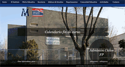 Desktop Screenshot of iesmarquesdesantillana.org