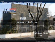 Tablet Screenshot of iesmarquesdesantillana.org